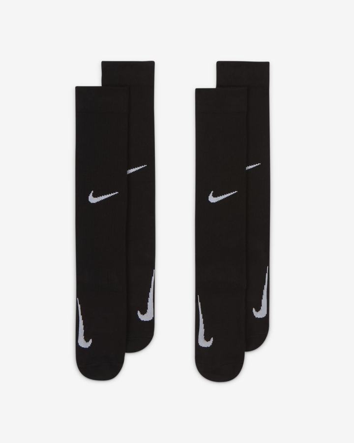 Calcetines Nike Swoosh Kids Over-the-Calf (2 Pairs) Niño Negras Blancas | VMDRN-6521