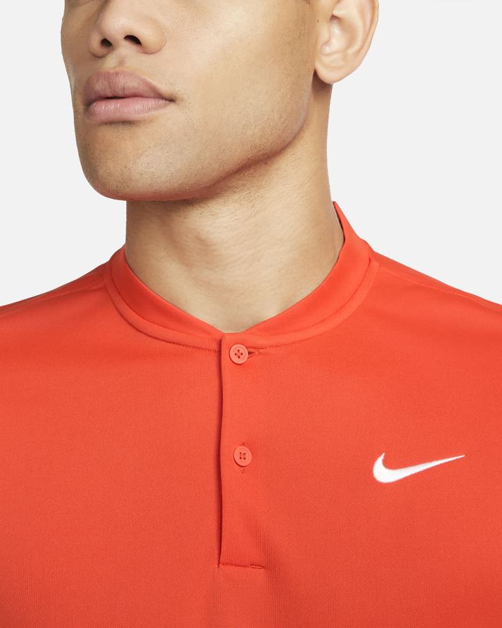 Camisa Polo Nike Court Dri-FIT Tennis Hombre Naranjas Blancas | ETCKH-4081