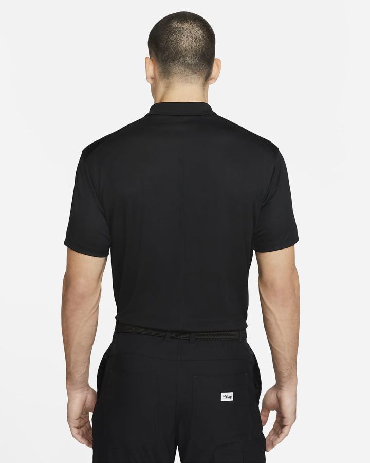 Camisa Polo Nike Court Dri-FIT Tennis Hombre Negras Blancas | KXWPS-6342