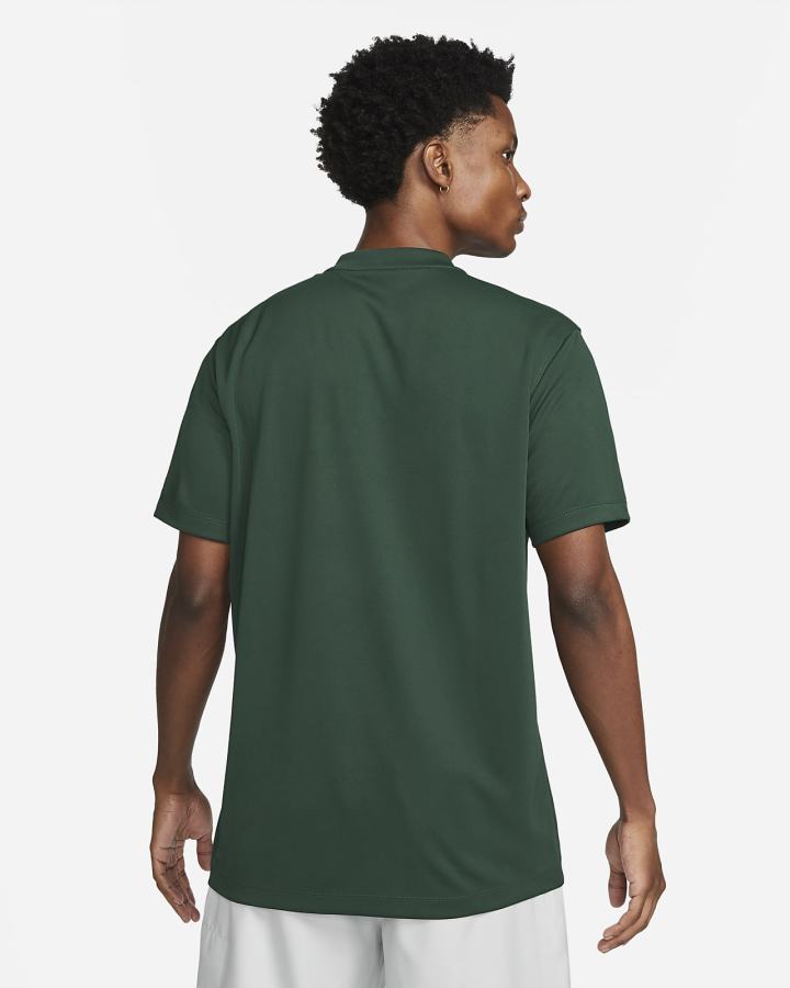 Camisa Polo Nike Court Dri-FIT Tennis Hombre Verde Blancas | MPWEJ-8975