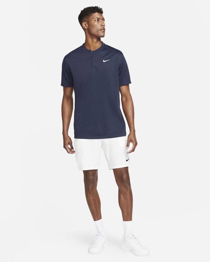 Camisa Polo Nike Court Dri-FIT Tennis Hombre Obsidian Blancas | NOZPI-9541