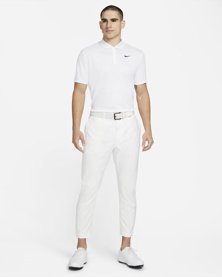 Camisa Polo Nike Court Dri-FIT Tennis Hombre Blancas Negras | SOFUL-2781