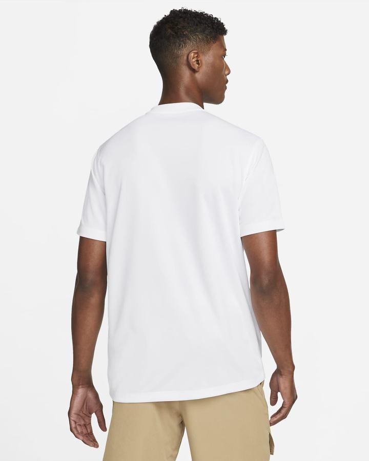 Camisa Polo Nike Court Dri-FIT Tennis Hombre Blancas Negras | UHGKM-9125