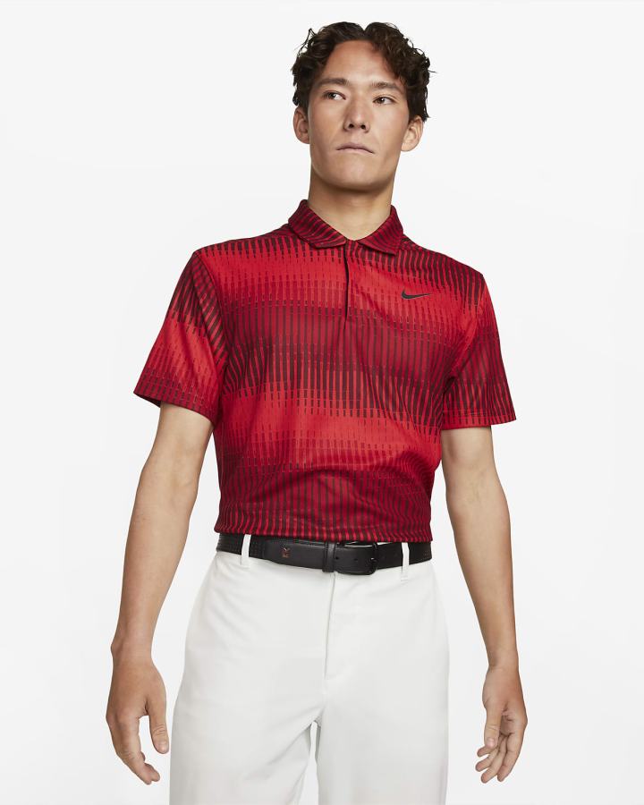 Camisa Polo Nike Dri-FIT ADV Tiger Woods Golf Hombre Rojas Negras | LPCXG-0542