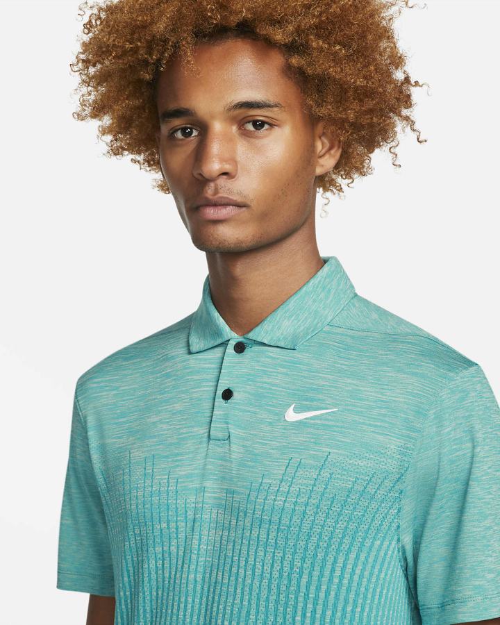 Camisa Polo Nike Dri-FIT ADV Vapor Engineered Golf Hombre Verde Blancas | ESBTP-3620