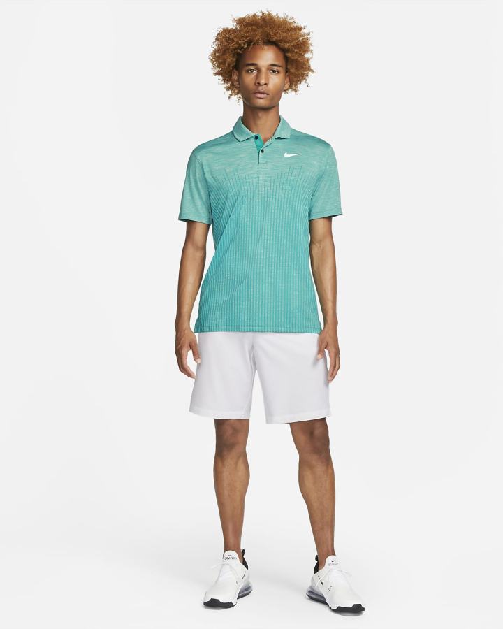 Camisa Polo Nike Dri-FIT ADV Vapor Engineered Golf Hombre Verde Blancas | ESBTP-3620