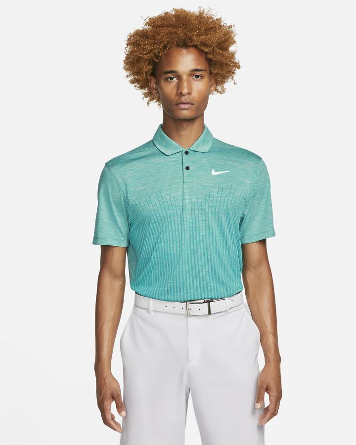 Camisa Polo Nike Dri-FIT ADV Vapor Engineered Golf Hombre Verde Blancas | ESBTP-3620