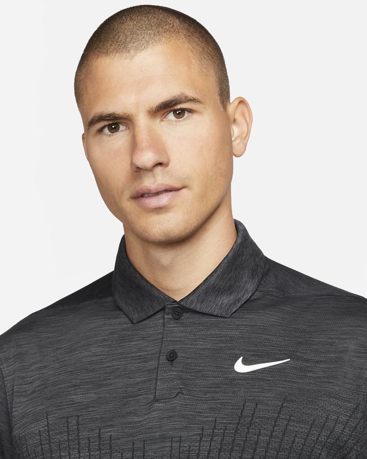 Camisa Polo Nike Dri-FIT ADV Vapor Engineered Golf Hombre Negras Gris Blancas | VKAFX-7219