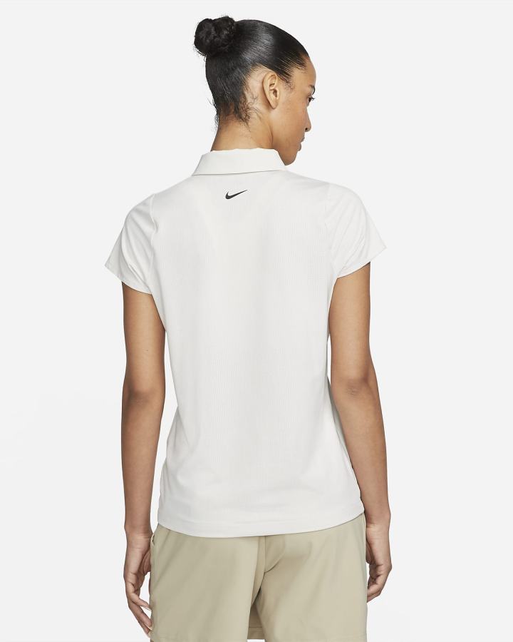 Camisa Polo Nike Dri-FIT Golf Mujer Marrones Claro Negras | IDZVB-3018