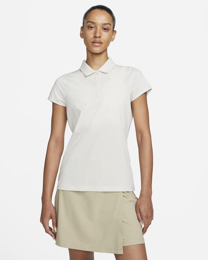 Camisa Polo Nike Dri-FIT Golf Mujer Marrones Claro Negras | IDZVB-3018