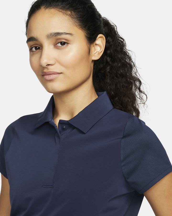 Camisa Polo Nike Dri-FIT Golf Mujer Obsidian Blancas | ZCEJA-9651