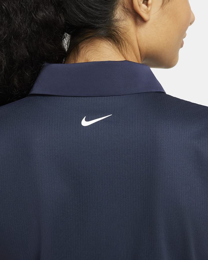 Camisa Polo Nike Dri-FIT Golf Mujer Obsidian Blancas | ZCEJA-9651