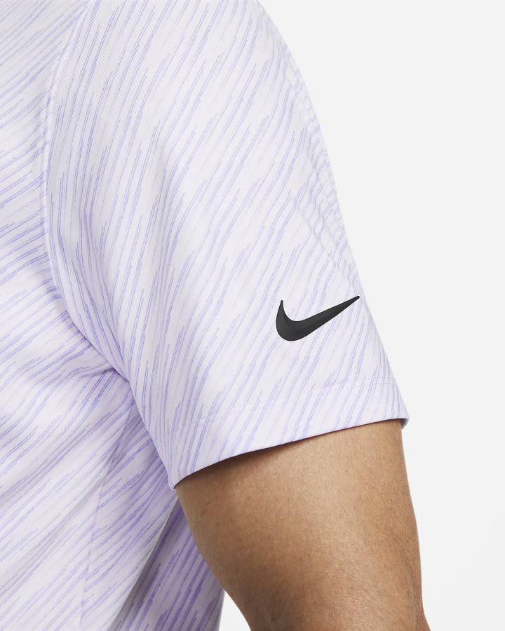 Camisa Polo Nike Dri-FIT Vapor A Rayas Golf Hombre Moradas Negras | TYIAW-4258