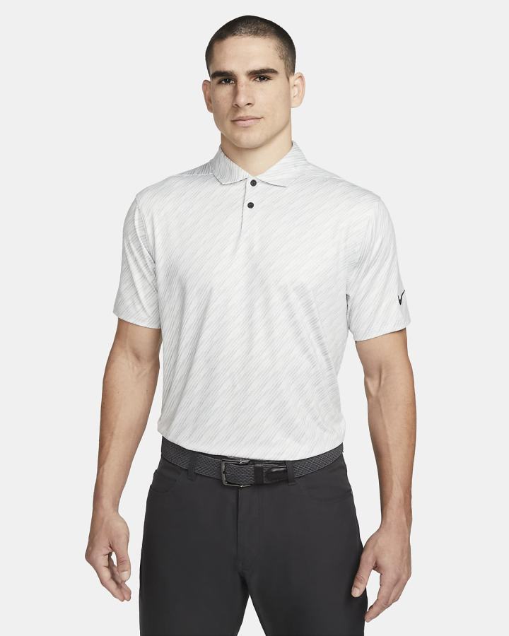 Camisa Polo Nike Dri-FIT Vapor A Rayas Golf Hombre Negras | ZFUTB-1378