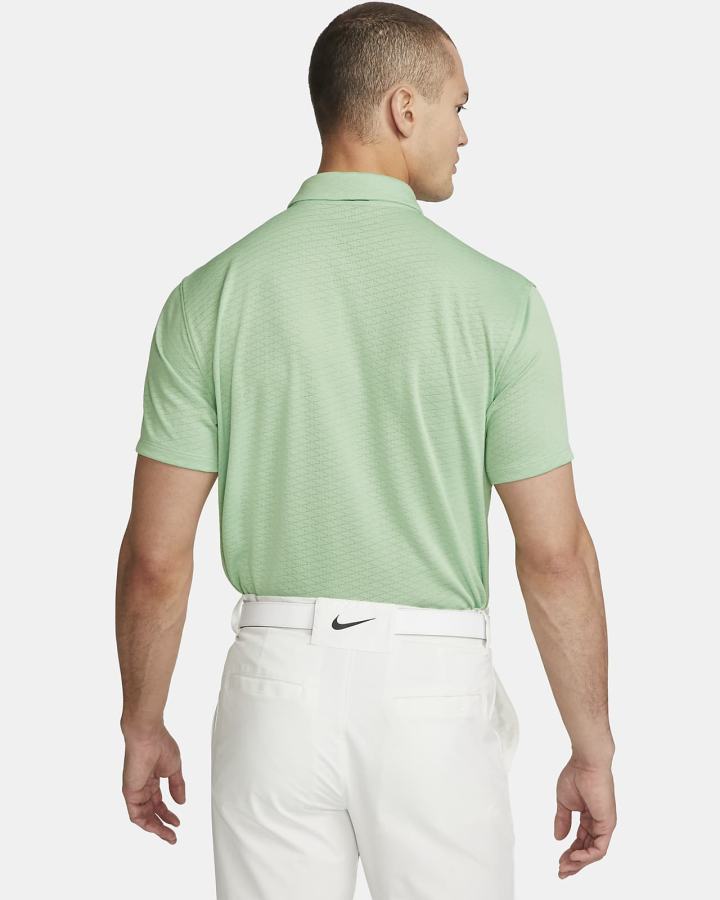 Camisa Polo Nike Dri-FIT Vapor Golf Hombre Verde Blancas | NYUPJ-0987