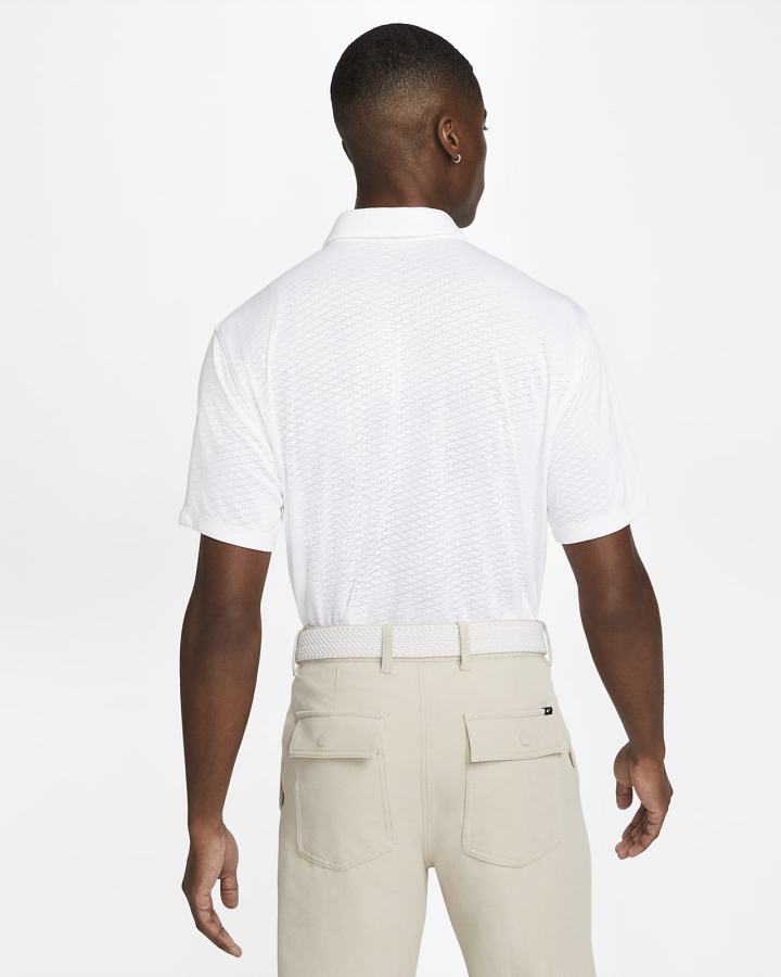Camisa Polo Nike Dri-FIT Vapor Golf Hombre Blancas Negras | XANWS-1784