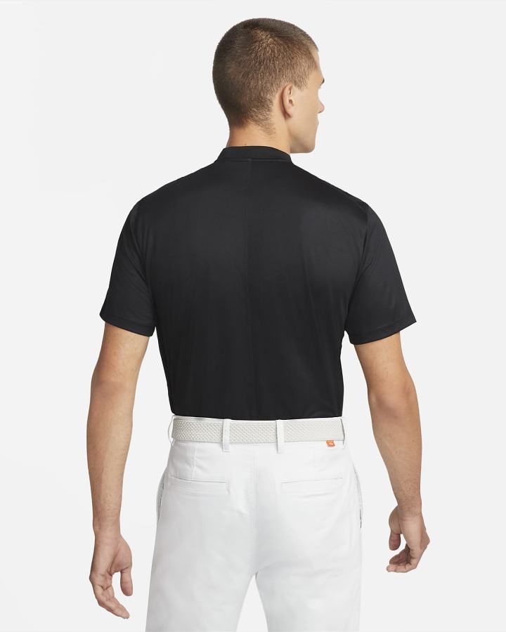 Camisa Polo Nike Dri-FIT Victory Golf Hombre Negras Blancas | ASLGC-4659