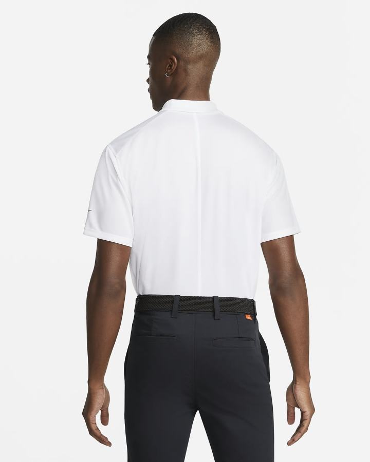 Camisa Polo Nike Dri-FIT Victory Golf Hombre Blancas Negras | DOFBA-8321