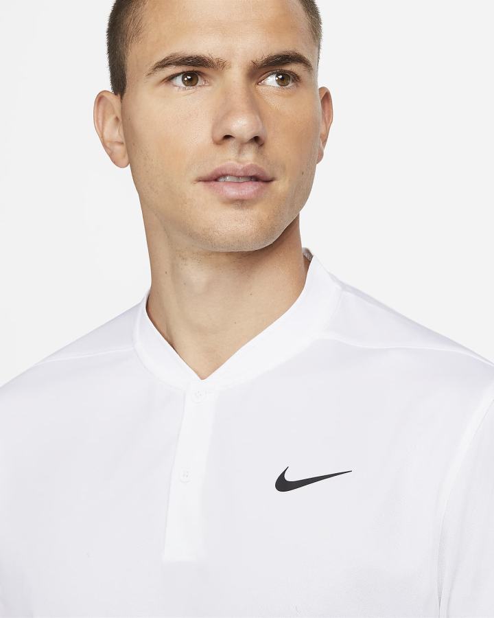 Camisa Polo Nike Dri-FIT Victory Golf Hombre Blancas Negras | GEHQJ-1962