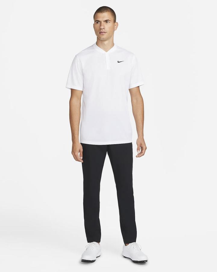 Camisa Polo Nike Dri-FIT Victory Golf Hombre Blancas Negras | GEHQJ-1962