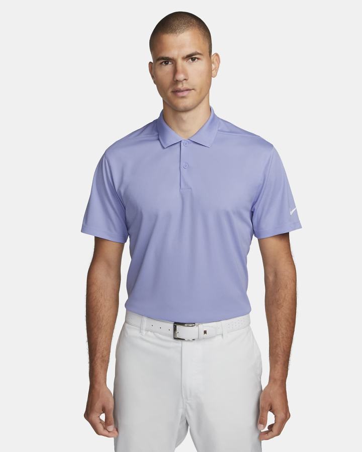 Camisa Polo Nike Dri-FIT Victory Golf Hombre Blancas | NQTOV-1796