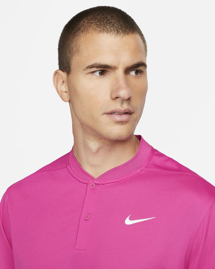 Camisa Polo Nike Dri-FIT Victory Golf Hombre Rosas Blancas | NYSXI-0785
