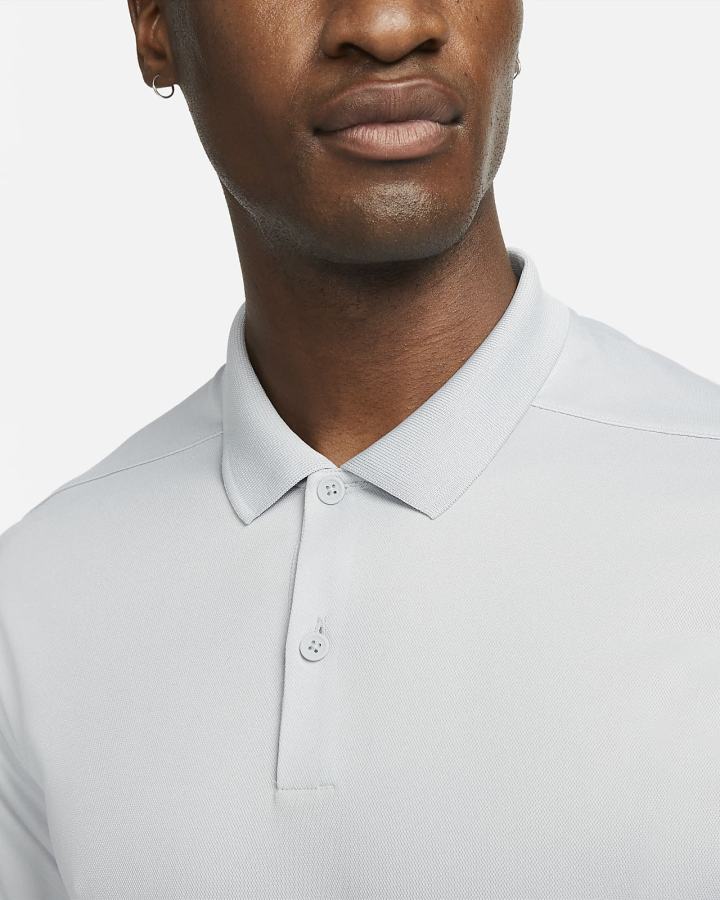 Camisa Polo Nike Dri-FIT Victory Golf Hombre Gris Claro Blancas | QFZIK-3749