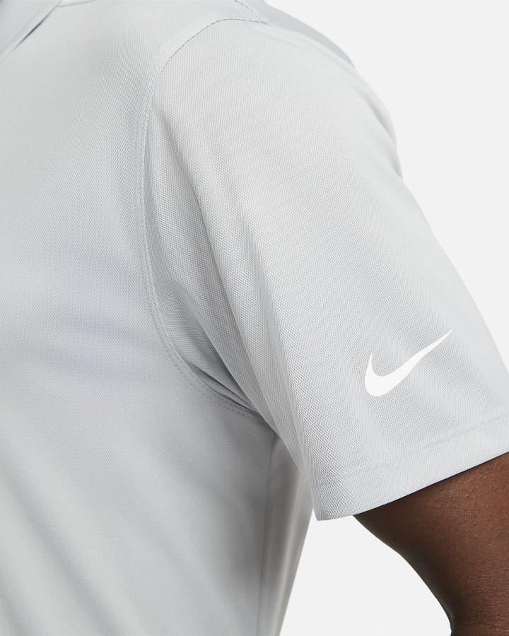 Camisa Polo Nike Dri-FIT Victory Golf Hombre Gris Claro Blancas | QFZIK-3749