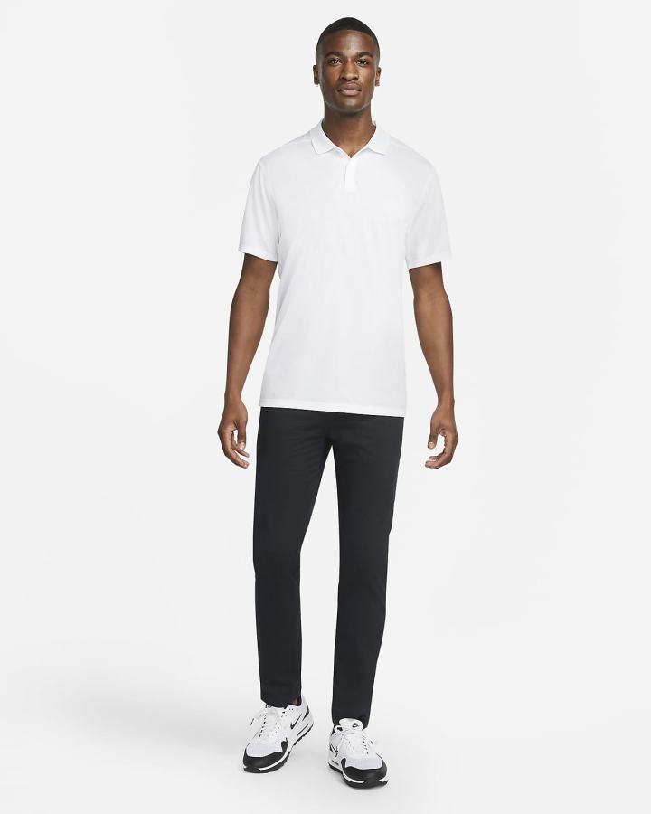 Camisa Polo Nike Dri-FIT Victory Golf Hombre Gris Claro Blancas | QFZIK-3749