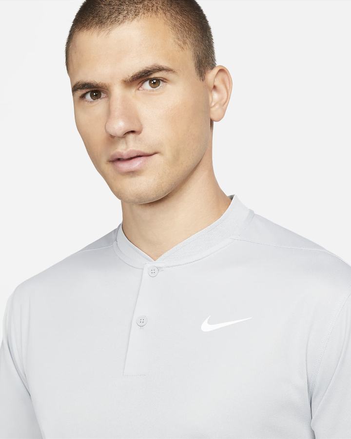Camisa Polo Nike Dri-FIT Victory Golf Hombre Gris Claro Blancas | RBJXP-0624