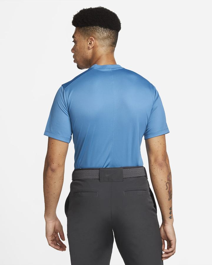 Camisa Polo Nike Dri-FIT Victory Golf Hombre Azules Blancas | RHDKQ-4208