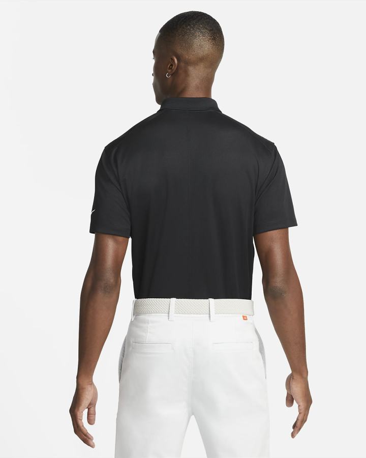 Camisa Polo Nike Dri-FIT Victory Golf Hombre Negras Blancas | VGPXJ-5480