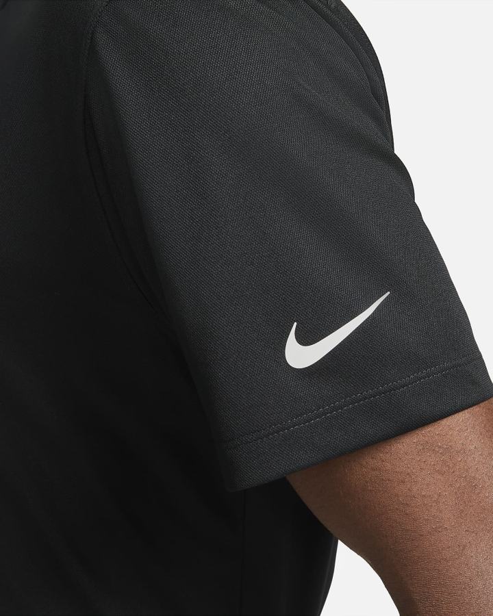 Camisa Polo Nike Dri-FIT Victory Golf Hombre Negras Blancas | VGPXJ-5480