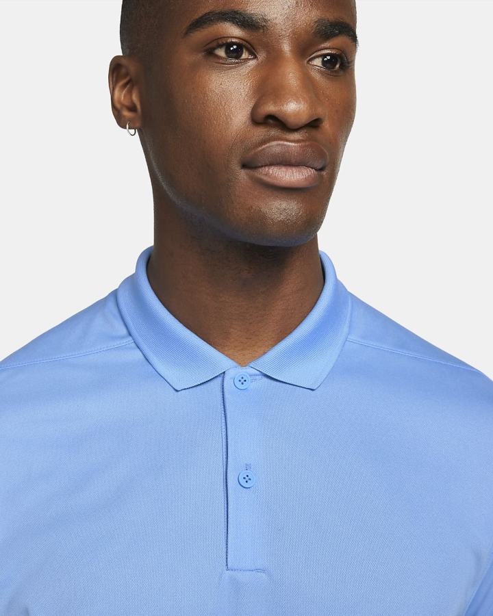 Camisa Polo Nike Dri-FIT Victory Golf Hombre Azules Blancas | VYTCQ-3754