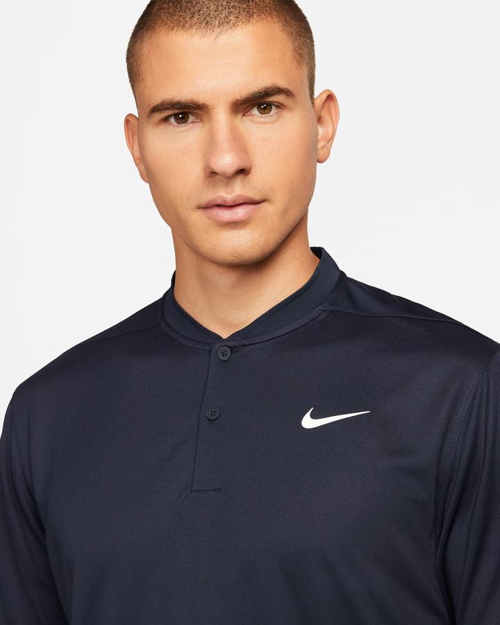 Camisa Polo Nike Dri-FIT Victory Golf Hombre Obsidian Blancas | WYFLS-5281