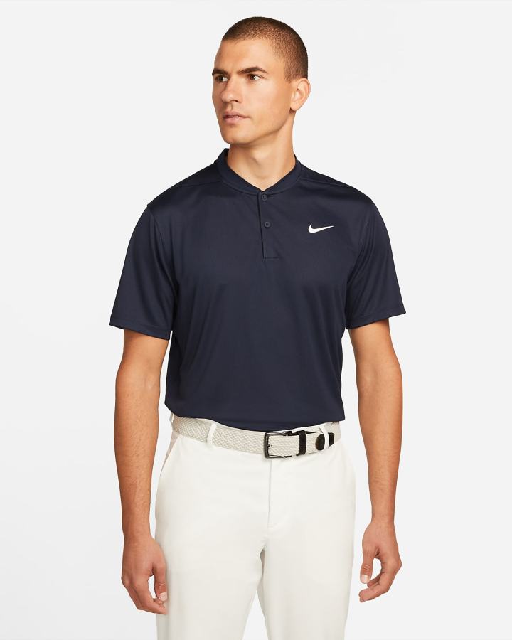 Camisa Polo Nike Dri-FIT Victory Golf Hombre Obsidian Blancas | WYFLS-5281