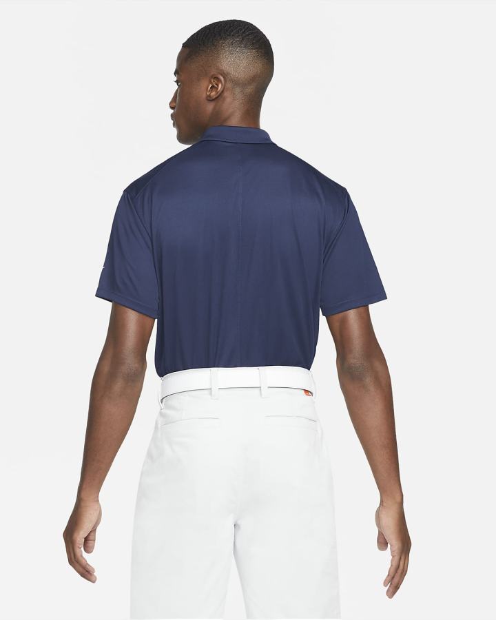 Camisa Polo Nike Dri-FIT Victory Golf Hombre Azul Marino Blancas | YOEDQ-2046