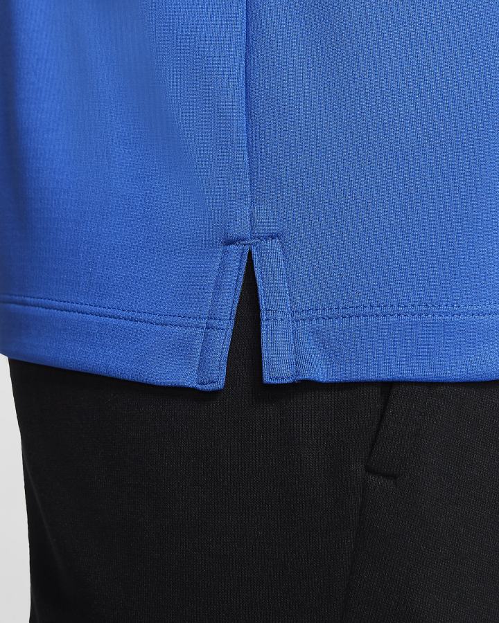 Camisa Polo Nike Football Hombre Azul Real Negras Blancas | RYISH-4210