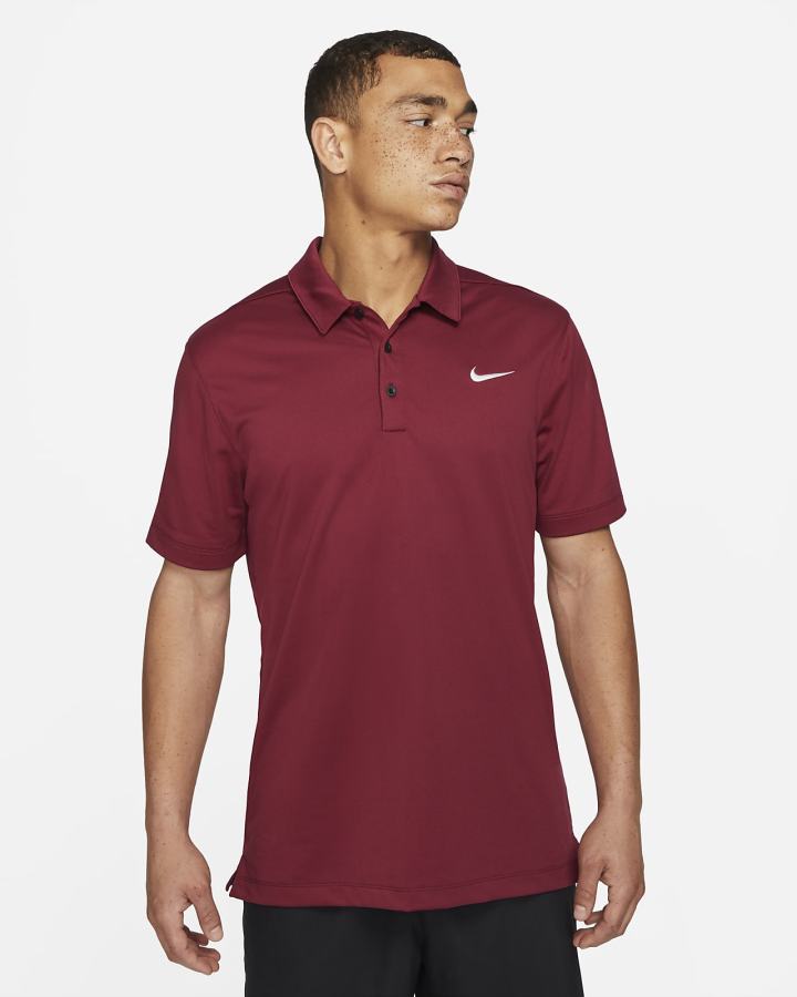 Camisa Polo Nike Football Hombre Burdeos Negras Blancas | ZYKXF-3916