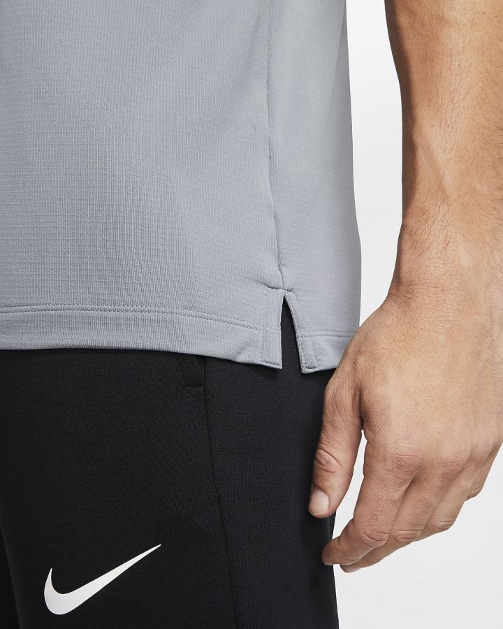 Camisa Polo Nike Football Hombre Gris Negras Blancas | HQLPV-7084
