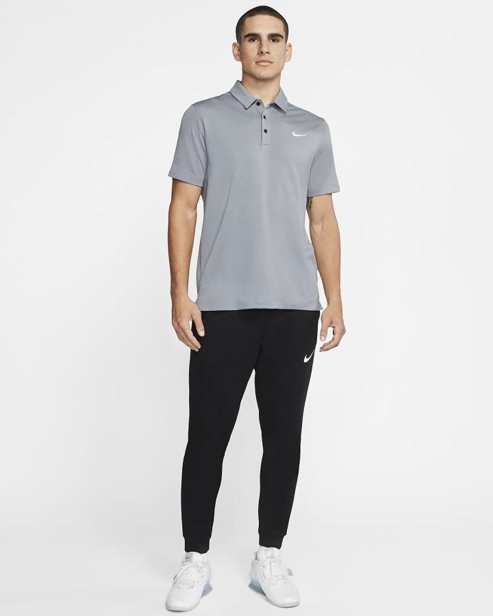 Camisa Polo Nike Football Hombre Gris Negras Blancas | HQLPV-7084