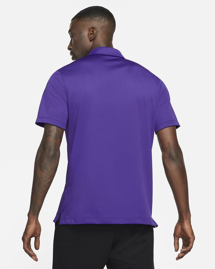 Camisa Polo Nike Football Hombre Moradas Negras Blancas | EUZIT-4968