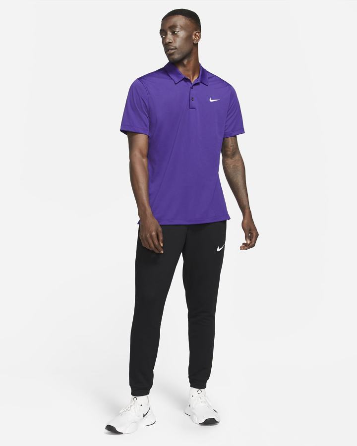 Camisa Polo Nike Football Hombre Moradas Negras Blancas | EUZIT-4968