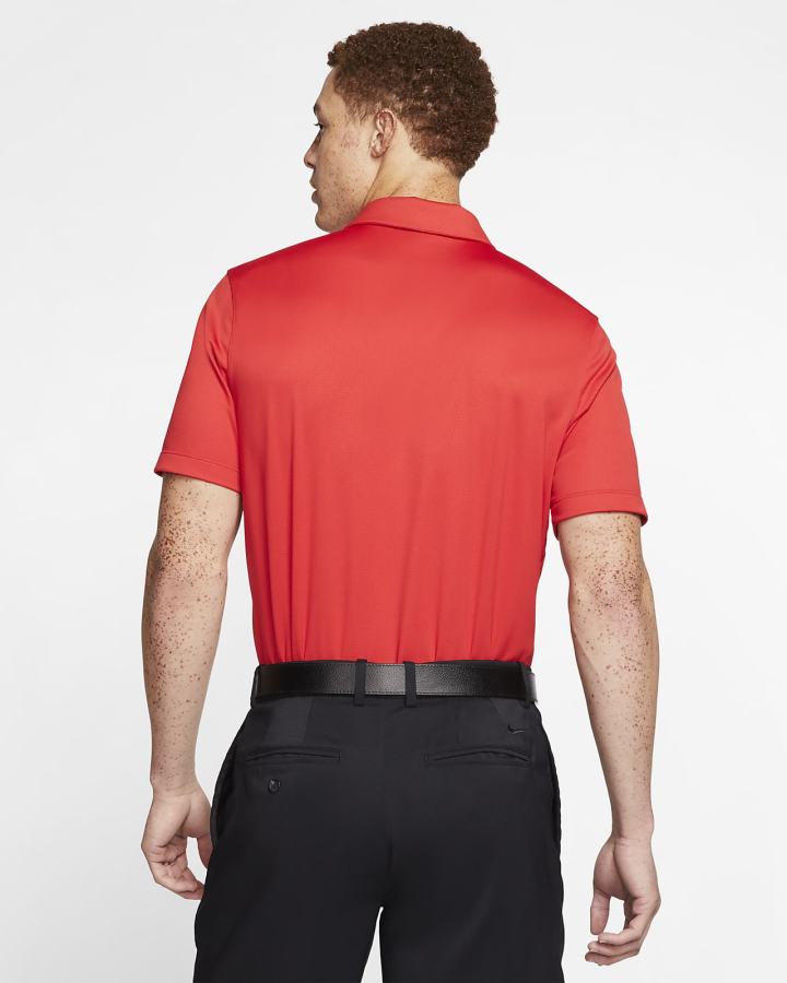 Camisa Polo Nike Football Hombre Rojas Negras Blancas | IMELZ-8259