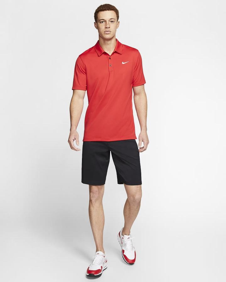 Camisa Polo Nike Football Hombre Rojas Negras Blancas | IMELZ-8259