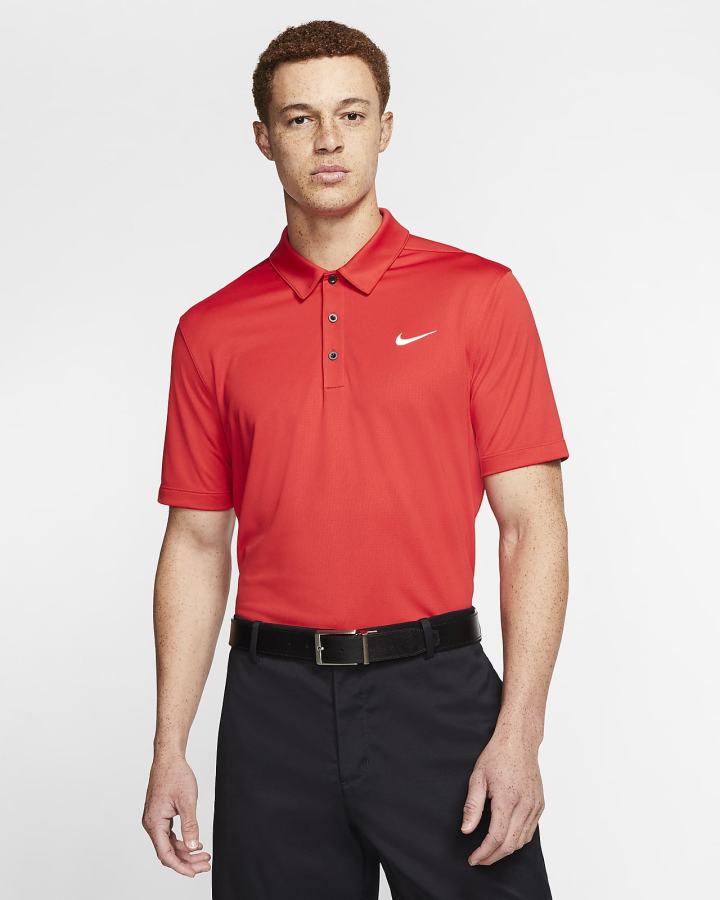 Camisa Polo Nike Football Hombre Rojas Negras Blancas | IMELZ-8259