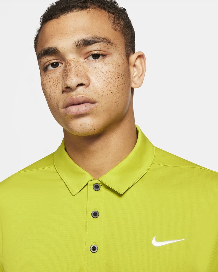 Camisa Polo Nike Football Hombre Verde Negras Blancas | ABSEZ-9305