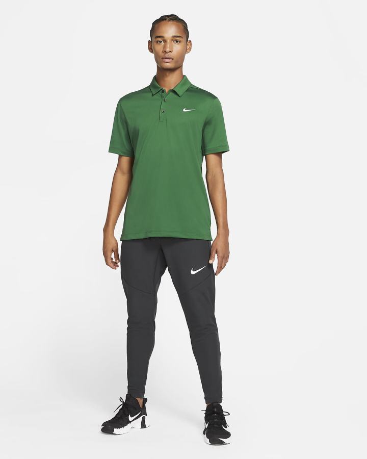 Camisa Polo Nike Football Hombre Verde Negras Blancas | BICUV-8453