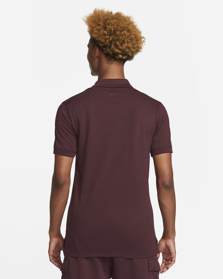 Camisa Polo Nike Rafa Slim-Fit Hombre Burdeos Rosas | ORCYX-0362