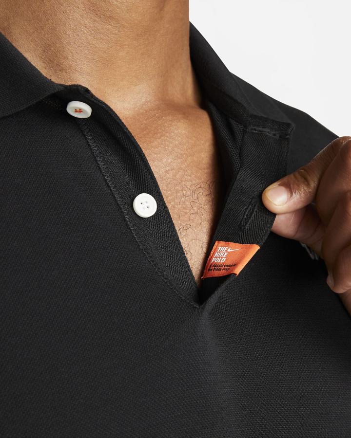 Camisa Polo Nike Rafa Slim-Fit Hombre Negras Blancas | WBCTK-6581